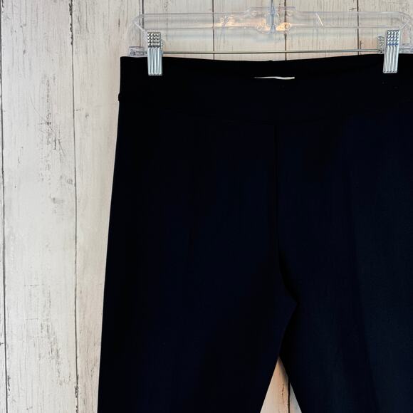 The Row Black Relma Stretch-Scuba Skinny Leggings Ankle Crop Pant Size Large - Picture 6 of 16